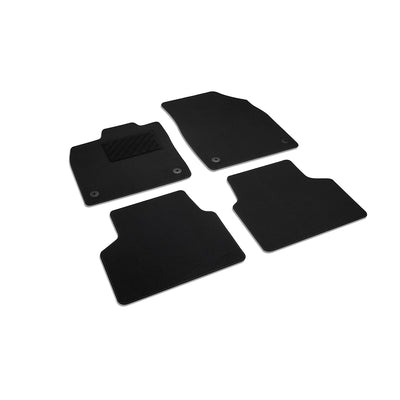 Textile floor mats - Front and rear, “Plus”, Black, right-hand drive