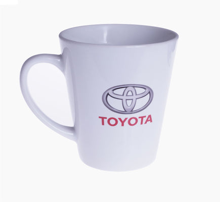 Toyota White Ceramic Mug Coffee Cup Tea Logo Novelty Gift