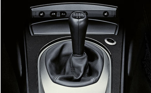BMW Genuine Leather Gear Knob Black 5-Speed