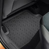 VW Rear Rubber Floor Mats - Titanium Black