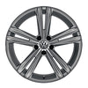 VW 16" Sebring Galvano Grey Metallic Alloy Wheel