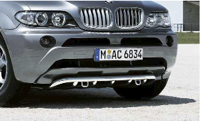 BMW Genuine Front Left Bumper Grille Panel Trim Titanium