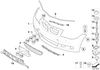 BMW Genuine M Performance Front Bumper Cover Tow Eye Flap Primed