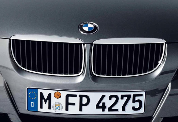 BMW Genuine Right Kidney Grille with Chrome Frame