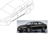 BMW Genuine Side Decal Decorative Foil With Accent Line