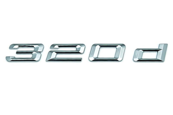 BMW Genuine "320d" Self-Adhesive Sticker Badge Emblem