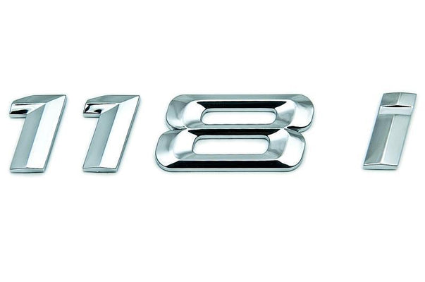 BMW Genuine "118i" Self-Adhesive Badge Emblem