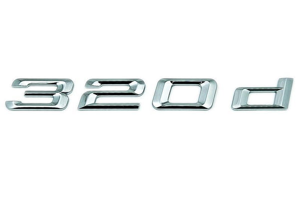 BMW Genuine "320d" Adhesive Sticker Badge Emblem