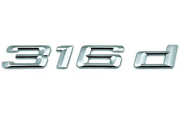 BMW Genuine "316d" Self-Adhesive Sticker Badge Emblem