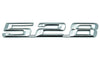 BMW Genuine "528" Self-Adhesive Sticker Badge Emblem
