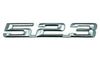 BMW Genuine "523" Self-Adhesive Sticker Badge Emblem