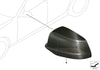 Genuine BMW Right Driver Side OS Mirror Cover Cap Carbon