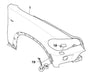 BMW Genuine Front Right Headlight Washer Jet Cover