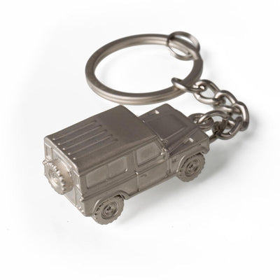 Land Rover Defender Keyring - Silver