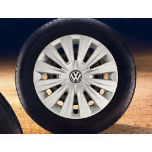 VW 15" Wheel Trims - Brilliant Silver