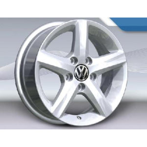 VW 15" Aspen Brilliant Silver Alloy Wheel