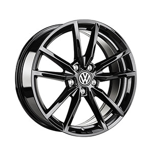 VW 18" Pretoria Black Gloss Alloy Wheel