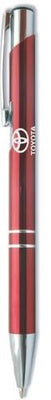 Toyota Red Branded Click Black Ink Ballpoint Pen Ballpen