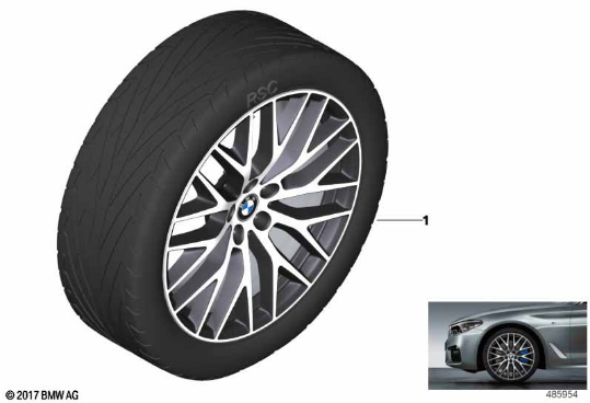 BMW Set of 636 20" Brand New Wheels & Tyres
