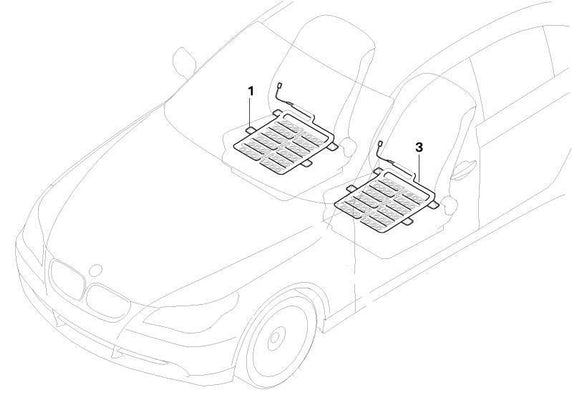 BMW Genuine Passenger Seat Occupancy Airbag Sensor Mat
