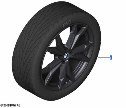 BMW Set of 717M 20" Brand New Wheels & Tyres