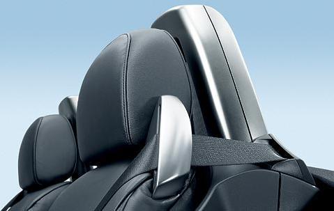 BMW Genuine Seat Belt Headrest Guide Loop Cover Chrome Left