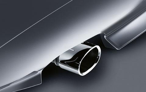 BMW Genuine Exhaust Tailpipe Tip Cover Trim Chrome