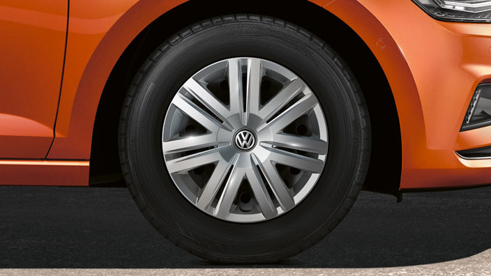 VW 14" Wheel Trim - Brilliant Silver