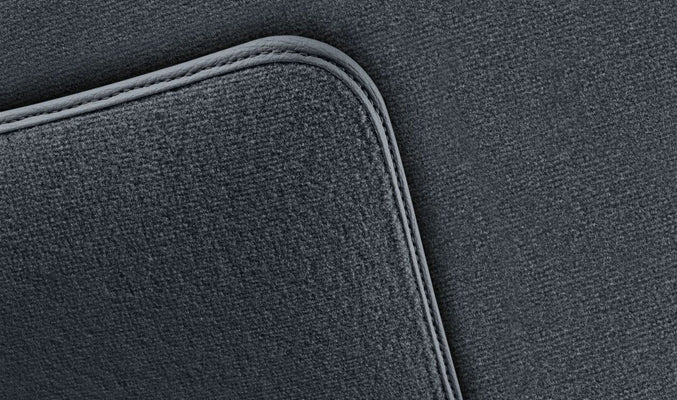 BMW Genuine Floor Mats Velours Carpets Front + Rear Set Black RHD