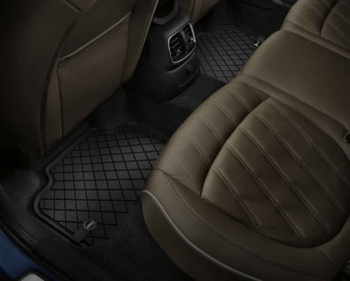 MINI Genuine Floor Mats All-Weather Rear Set Essential Black