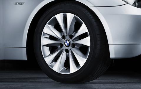 1x BMW Genuine Alloy Wheel 17" Double-Spoke 116 Rim