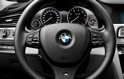 BMW Genuine M Sport Steering Wheel Cover Trim Black