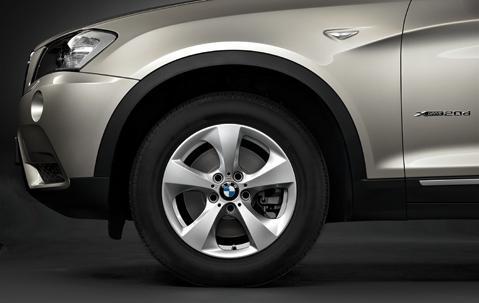 1x BMW Genuine Alloy Wheel 17" V-Spoke 304 Rim