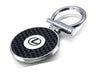 Genuine OEM Lexus Black Rhodium Plated Snap Shut Logo Branded Keyring Key Ring