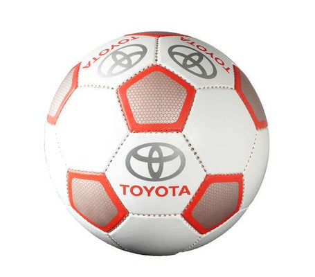 Genuine OEM Toyota Red & White Branded Size 5 Football (supplied deflated)