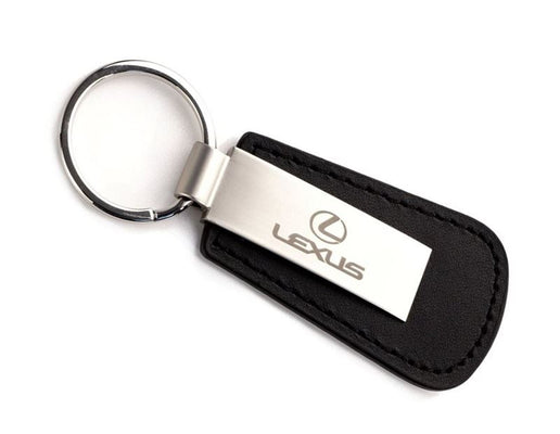 Genuine Lexus Logo Branded Metal/Leather Keyring Keychain
