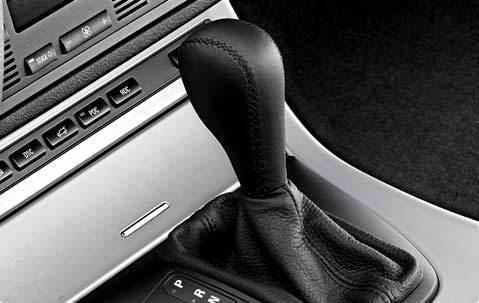 BMW Genuine Gear Stick Selector Knob Black Leather Automatic