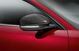 Jaguar Mirror Cover Carbon Fibre, Right Side