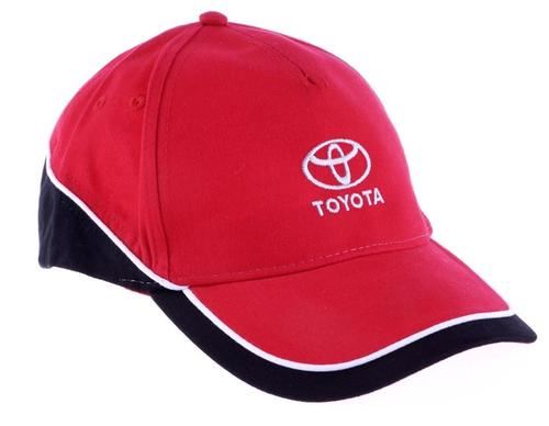 Toyota Mens Womens Casual Red/Black/White Branded Baseball Flexfit Cap