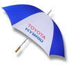 Toyota Hybrid Royal Blue&White Umbrella With Wooden Handle