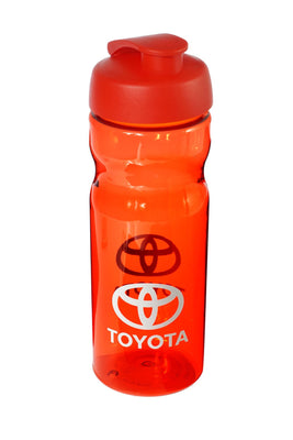 Toyota Red Translucent Branded Sports Bottle 650ml BPA free