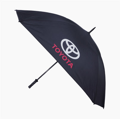 Toyota Full Size Square Shaped Black Golf Umbrella Golfing
