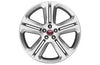 Jaguar Alloy Wheel 20" Templar, 5 twin spoke, with Silver finish