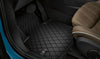 MINI All Weather Floor Mats Black Front Set. Hatchback and Convertible