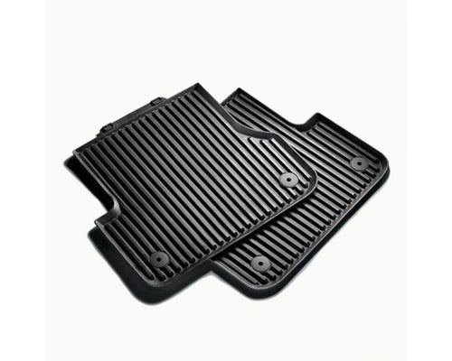 Audi Rear Rubber Car Mats for Audi A3 and Audi S3 Models With Clip