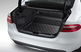 Jaguar XE Loadspace Rubber Liner with Space Saver Spare Wheel, Pre 20MY